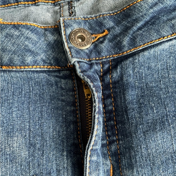 Very Big Women’s Jeans Size 19 Stretchy Stone washed skinny flare fit on zipper - Picture 4 of 12